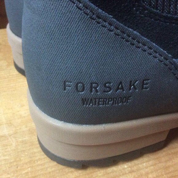 Forsake Sofia Chelsea Classic Black Leather Waterproof Boots New in Box 9.5 - Picture 6 of 10